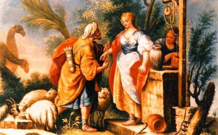 מוזיאון ראלי קיסריה, "רבקה ואליעזר", סיפורי התנ"ך 